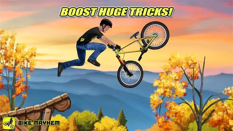 极限山地车速降手机版(bike mayhem)下载,极限山地车速降,自行车游戏