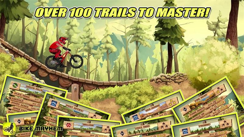 极限山地车速降手机版(bike mayhem)下载,极限山地车速降,自行车游戏